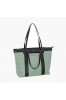 SHOPPING BAG ΜΕ ΔΙΧΡΩΜΙΑ ΚΑΙ ΑΝΑΓΛΥΦΟ ΥΛΙΚΟ