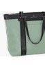 SHOPPING BAG ΜΕ ΔΙΧΡΩΜΙΑ ΚΑΙ ΑΝΑΓΛΥΦΟ ΥΛΙΚΟ