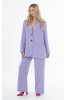 ΚΟΥΣΤΟΥΜΙ OVERSIZE ΦΟΔΡΑΡΙΣΜΕΝΟ ΣΑΚΑΚΙ ΚΑΙ ΠΑΝΤΕΛΟΝΙ ΜΕ ΛΑΣΤΙΧΟ ΣΤΗΝ ΜΕΣΗ