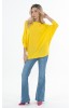 ΜΠΛΟΥΖΑ ΛΑΙΜΟΚΟΨΗ OVERSIZE ΜΕ ΕΛΑΣΤΙΚΟ ΕΝΙΑΙΟ ΜΑΝΙΚΙ