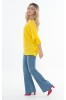 ΜΠΛΟΥΖΑ ΛΑΙΜΟΚΟΨΗ OVERSIZE ΜΕ ΕΛΑΣΤΙΚΟ ΕΝΙΑΙΟ ΜΑΝΙΚΙ