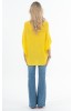 ΜΠΛΟΥΖΑ ΛΑΙΜΟΚΟΨΗ OVERSIZE ΜΕ ΕΛΑΣΤΙΚΟ ΕΝΙΑΙΟ ΜΑΝΙΚΙ
