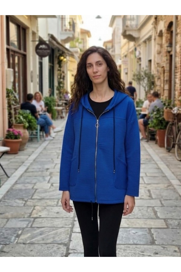 ΖΑΚΕΤΑ ΡΙΠ OVERSIZED ΜΕ ΚΟΥΚΟΥΛΑ