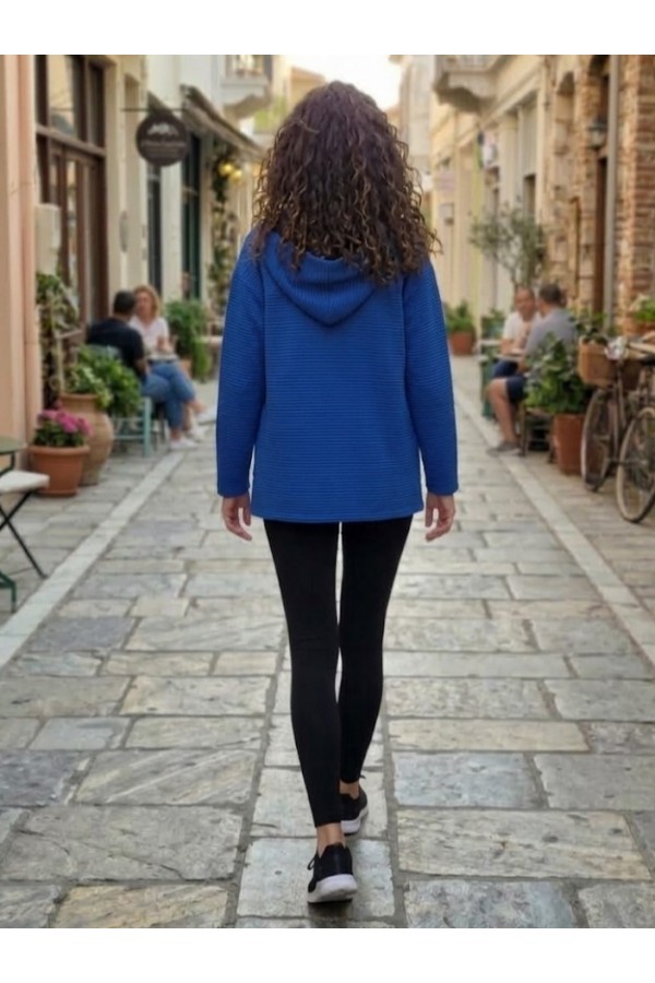 ΖΑΚΕΤΑ ΡΙΠ OVERSIZED ΜΕ ΚΟΥΚΟΥΛΑ