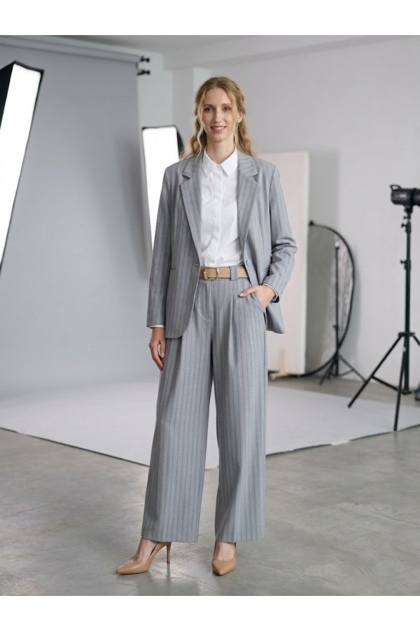 ΚΟΥΣΤΟΥΜΙ ΡΙΓΕ ΜΟΤΙΒΟ OFFICE LOOK ΜΕ ΦΑΡΔΙΑ ΠΑΝΤΕΛΟΝΑ