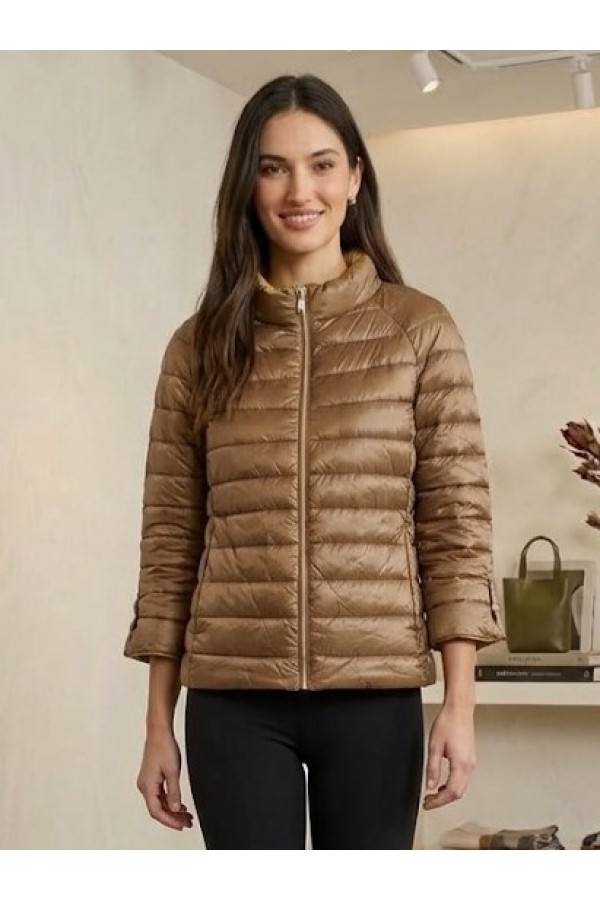 ΜΠΟΥΦΑΝ ΜΠΡΟΝΖΕ  ΤΥΠΟΥ PUFFER ΔΙΠΛΗΣ ΟΨΕΩΣ
