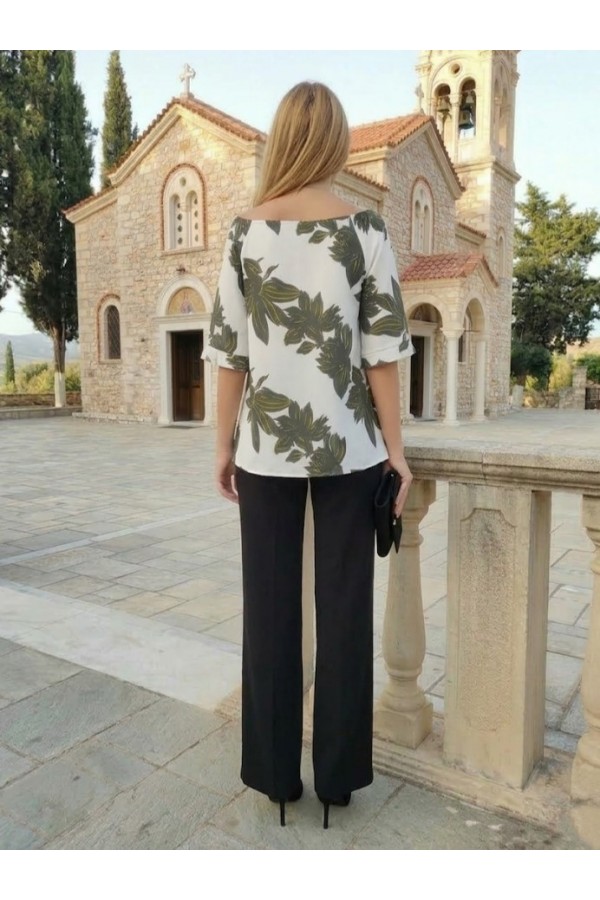 ΜΠΛΟΥΖΑ FLORAL ΑΝΕΤΗ ΓΡΑΜΜΗ