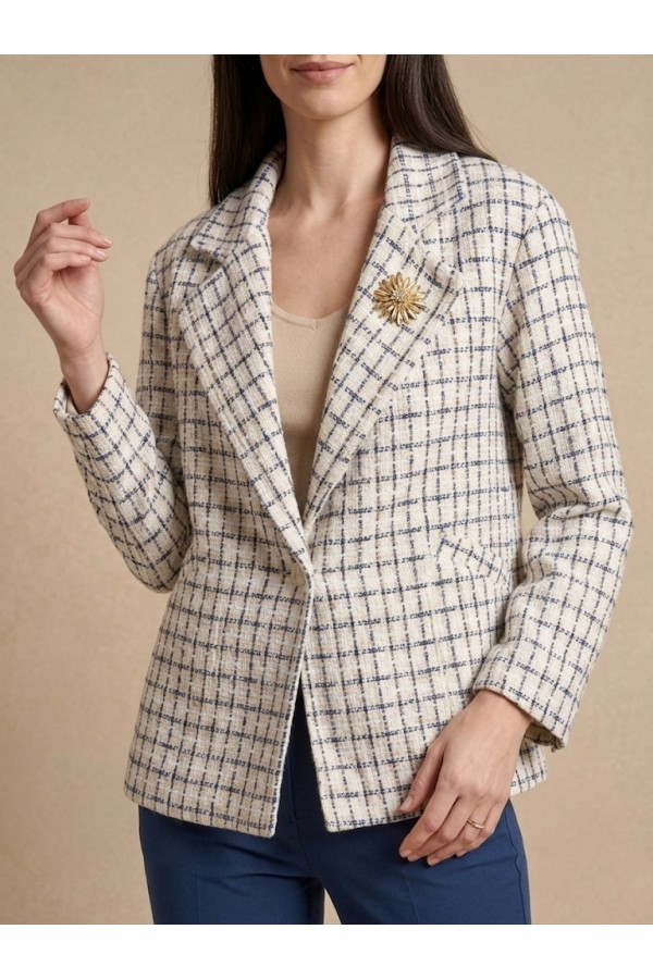 ΣΑΚΑΚΙ ΚΑΡΟ TWEED STYLE ΜΕ ΚΑΡΦΙΤΣΑ