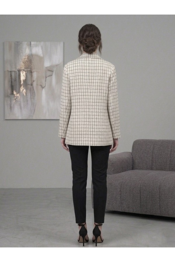 ΣΑΚΑΚΙ ΚΑΡΟ TWEED STYLE ΜΕ ΚΑΡΦΙΤΣΑ