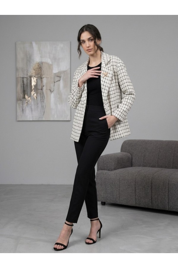 ΣΑΚΑΚΙ ΚΑΡΟ TWEED STYLE ΜΕ ΚΑΡΦΙΤΣΑ