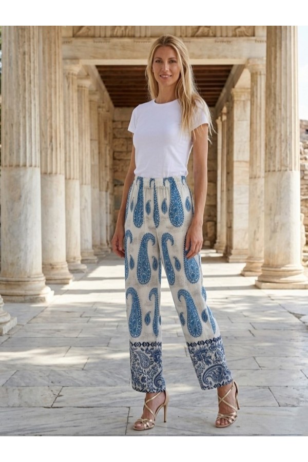 ΠΑΝΤΕΛΟΝΑ ΛΑΧΟΥΡΙ LOOSE FIT ΜΕ ΛΑΣΤΙΧΟ ΣΤΗΝ ΜΕΣΗ