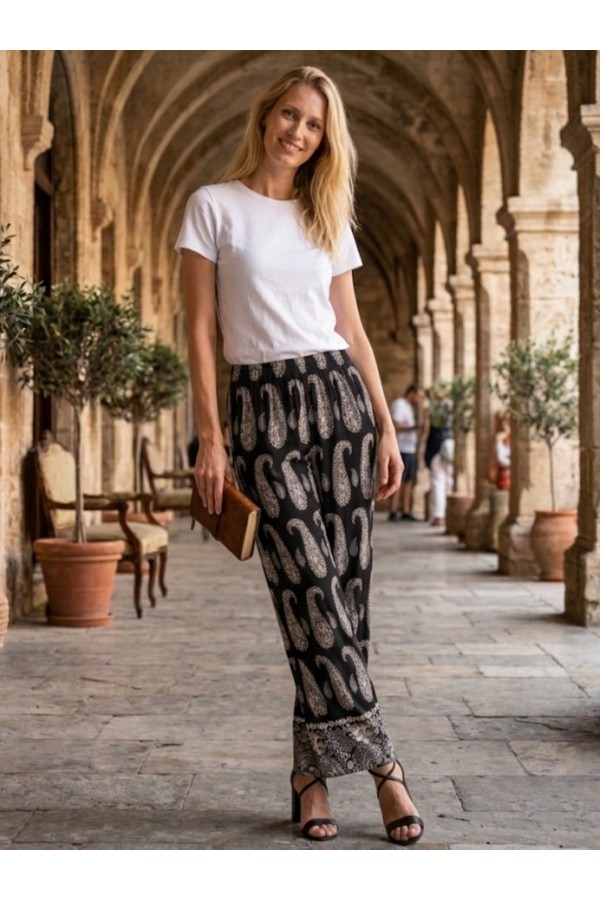 ΠΑΝΤΕΛΟΝΑ ΛΑΧΟΥΡΙ LOOSE FIT ΜΕ ΛΑΣΤΙΧΟ ΣΤΗΝ ΜΕΣΗ