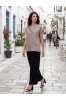 ΜΠΛΟΥΖΑ LINEN LOOK ΜΕ ΚΟΥΜΠΙΑ