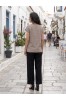 ΜΠΛΟΥΖΑ LINEN LOOK ΜΕ ΚΟΥΜΠΙΑ