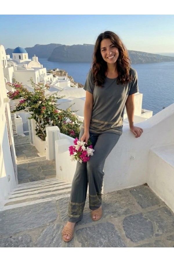 ΣΕΤ VISCOSE BAMBOO ΜΕ ΧΡΥΣΟ ΤΥΠΩΜΑ
