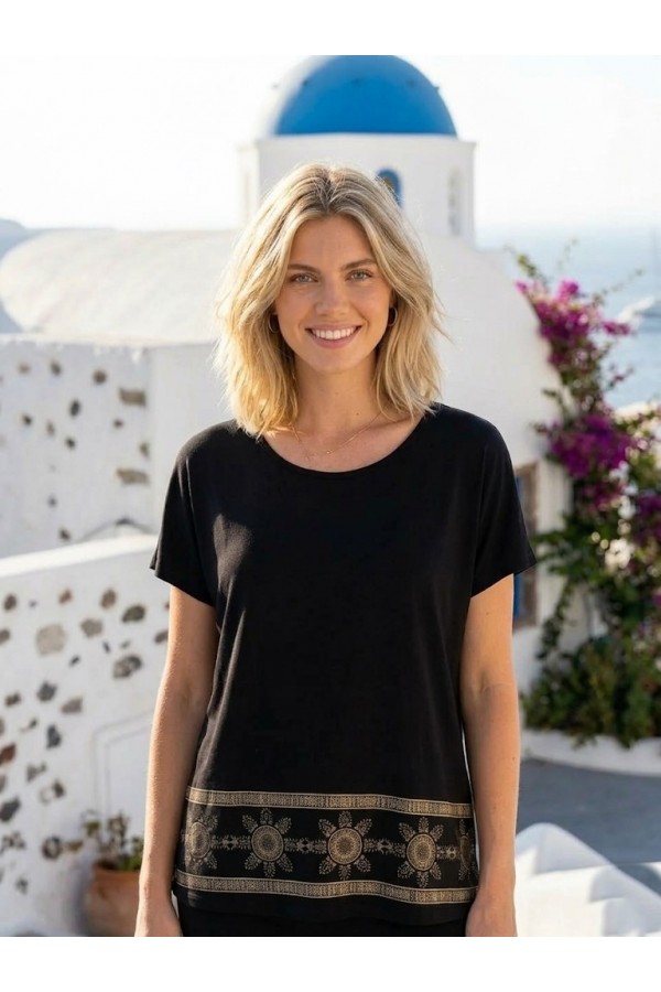 ΣΕΤ VISCOSE BAMBOO ΜΕ ΧΡΥΣΟ ΤΥΠΩΜΑ