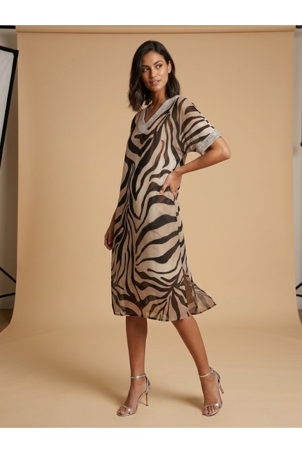 ΦΟΡΕΜΑ MIDI ANIMAL PRINT