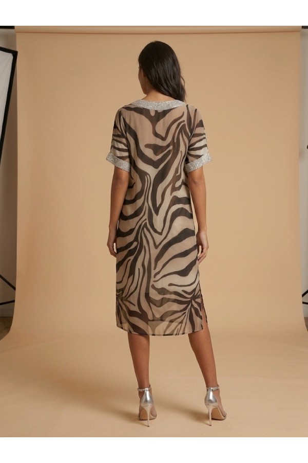 ΦΟΡΕΜΑ MIDI ANIMAL PRINT