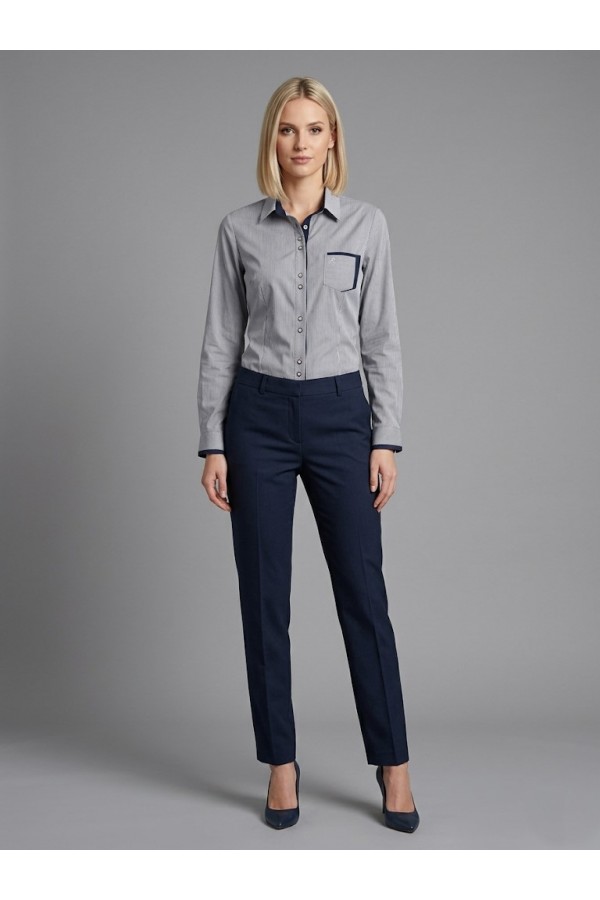 ΠΟΥΚΑΜΙΣΟ OFFICE STYLE ΜΕ ΚΑΘΕΤΗ ΡΙΓΑ