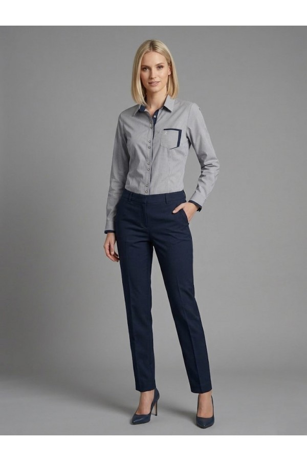ΠΟΥΚΑΜΙΣΟ OFFICE STYLE ΜΕ ΚΑΘΕΤΗ ΡΙΓΑ