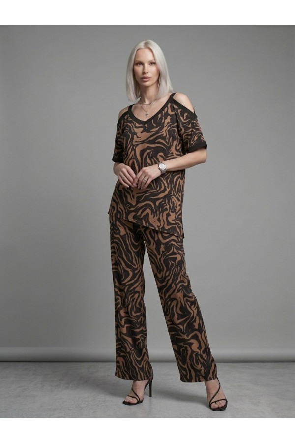 ΣΕΤ ΒΑΜΒΑΚΕΡΟ  ANIMAL PRINT SLIM FIT