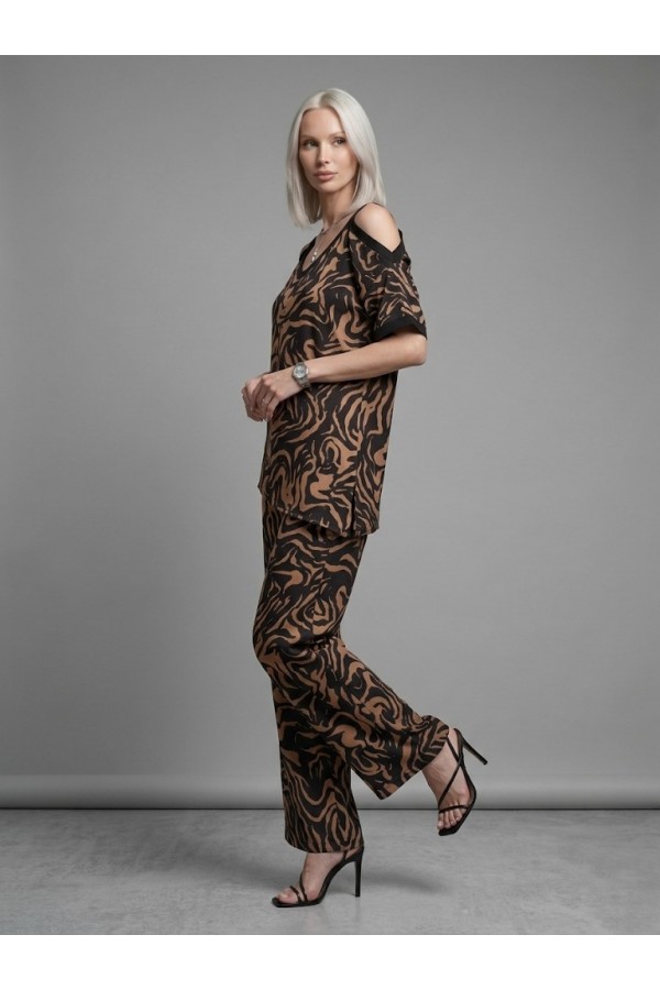ΣΕΤ ΒΑΜΒΑΚΕΡΟ  ANIMAL PRINT SLIM FIT