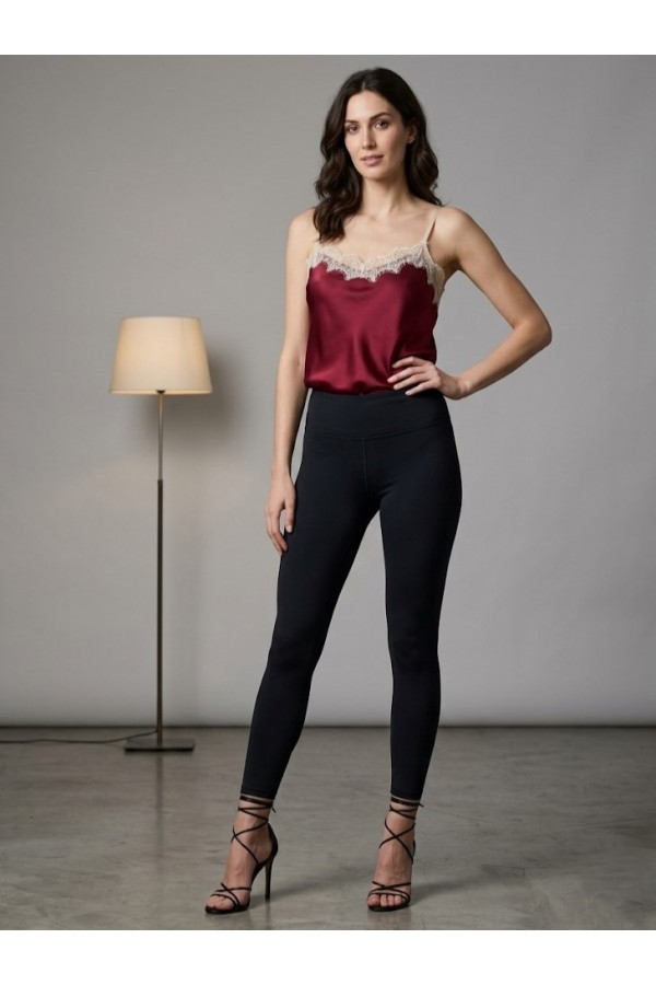 ΜΠΛΟΥΖΑ CAMISOLE ΣΑΤΕΝ ΣΕ LINGERIE STYLE