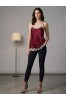 ΜΠΛΟΥΖΑ CAMISOLE ΣΑΤΕΝ ΣΕ LINGERIE STYLE