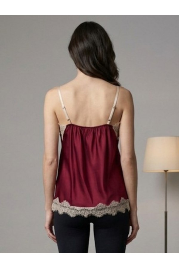 ΜΠΛΟΥΖΑ CAMISOLE ΣΑΤΕΝ ΣΕ LINGERIE STYLE
