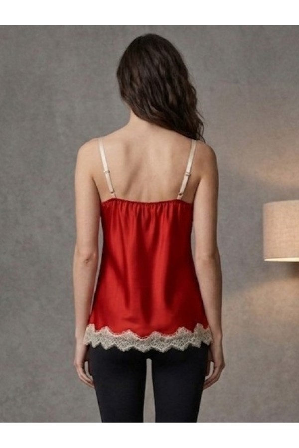 ΜΠΛΟΥΖΑ CAMISOLE ΣΑΤΕΝ ΣΕ LINGERIE STYLE