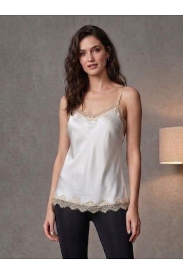 ΜΠΛΟΥΖΑ CAMISOLE ΣΑΤΕΝ ΣΕ LINGERIE STYLE