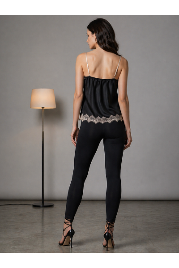 ΜΠΛΟΥΖΑ CAMISOLE ΣΑΤΕΝ ΣΕ LINGERIE STYLE