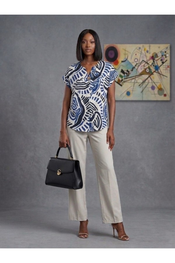 ΜΠΛΟΥΖΑ TUNIC STYLE ΜΟΤΙΒΟ ABSTRACT