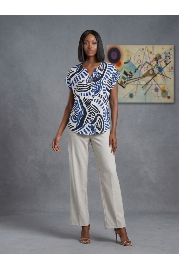 ΜΠΛΟΥΖΑ TUNIC STYLE ΜΟΤΙΒΟ ABSTRACT
