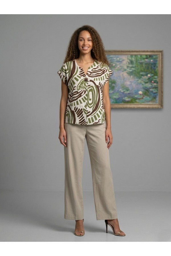 ΜΠΛΟΥΖΑ TUNIC STYLE ΜΟΤΙΒΟ ABSTRACT