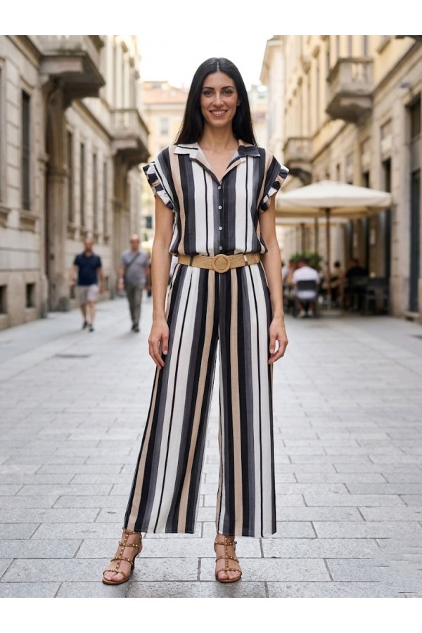 ΣΕΤ ΠΑΝΤΕΛΟΝΙ - ΠΟΥΚΑΜΙΣΟ COLOR- BLOCKING SLIM FIT