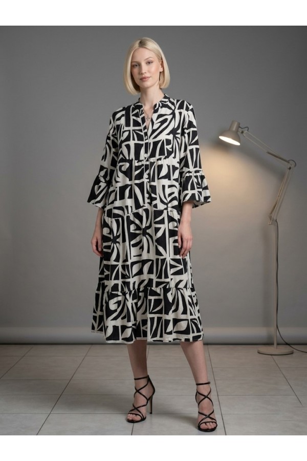 ΦΟΡΕΜΑ BOHO STYLE ΓΕΩΜΕΤΡΙΚΟ PRINT