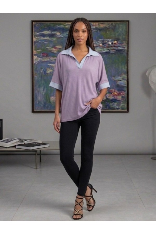 ΜΠΛΟΥΖΑ VISCOSE ΜΕ ΓΙΑΚΑ