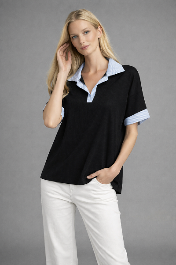 ΜΠΛΟΥΖΑ VISCOSE ΜΕ ΓΙΑΚΑ