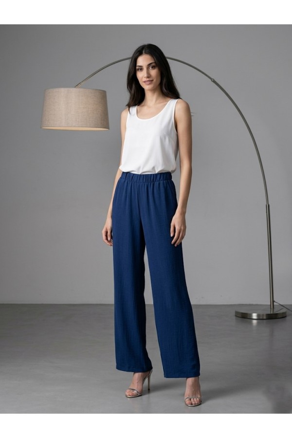 ΠΑΝΤΕΛΟΝΙ ΨΗΛΟΜΕΣΟ LINEN LOOK