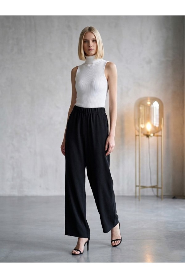 ΠΑΝΤΕΛΟΝΙ ΨΗΛΟΜΕΣΟ LINEN LOOK
