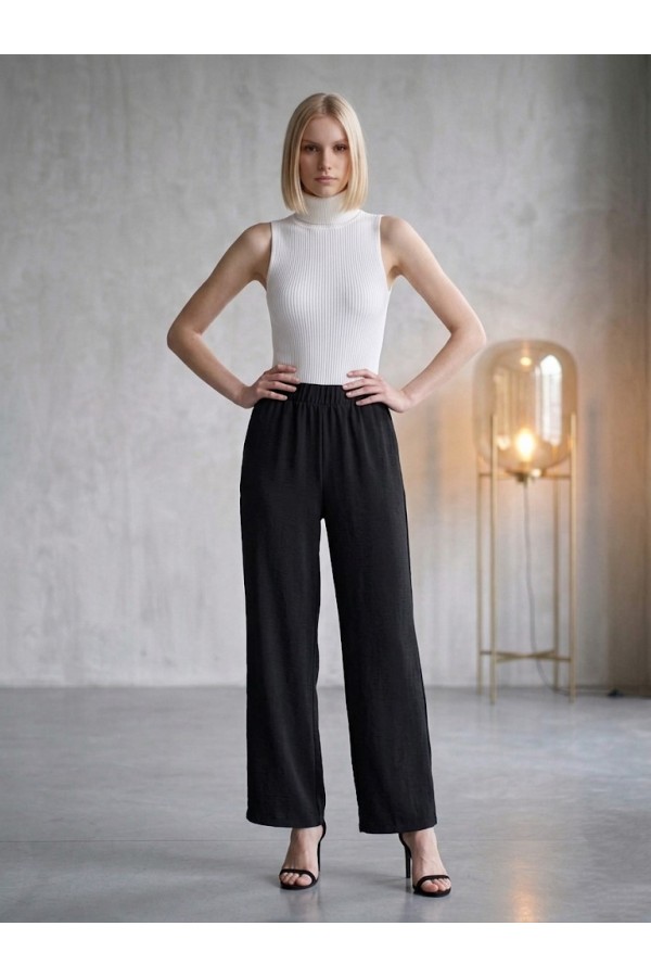 ΠΑΝΤΕΛΟΝΙ ΨΗΛΟΜΕΣΟ LINEN LOOK