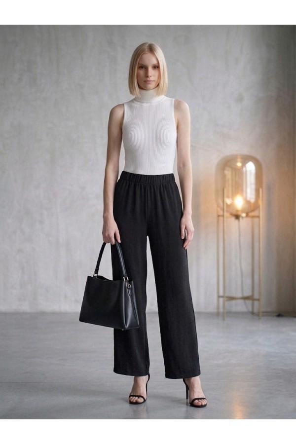 ΠΑΝΤΕΛΟΝΙ ΨΗΛΟΜΕΣΟ LINEN LOOK