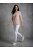 ΜΠΛΟΥΖΑ VISCOSE  ΡΙΓΕ ΜΕ ΜΑΝΙΚΙ 3/4