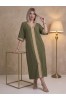 ΦΟΡΕΜΑ ΜΑΞΙ LINEN LOOK ΜΕ CRINCLE ΥΦΗ