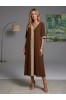 ΦΟΡΕΜΑ ΜΑΞΙ LINEN LOOK ΜΕ CRINCLE ΥΦΗ