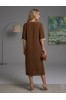 ΦΟΡΕΜΑ ΜΑΞΙ LINEN LOOK ΜΕ CRINCLE ΥΦΗ