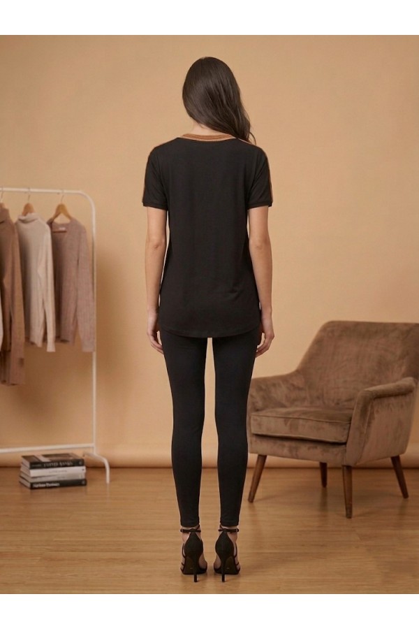 ΜΠΛΟΥΖΑ VISCOSE  ΚΟΝΤΟ ΜΑΝΙΚΙ