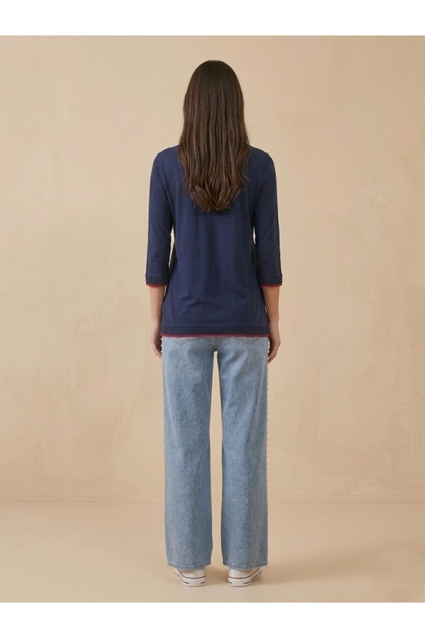 ΜΠΛΟΥΖΑ VISCOSE ΜΕ ΜΙΝΙΚΙ 3/4