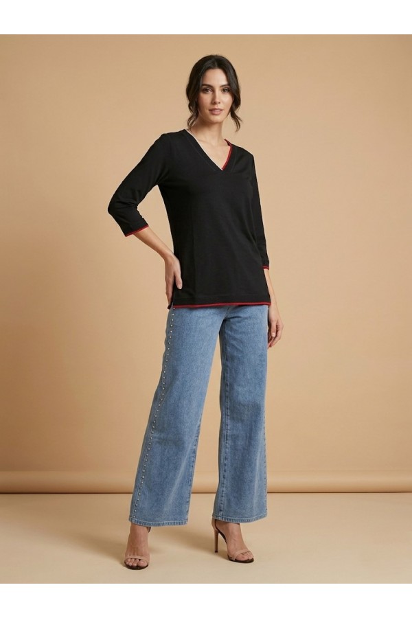 ΜΠΛΟΥΖΑ VISCOSE ΜΕ ΜΙΝΙΚΙ 3/4